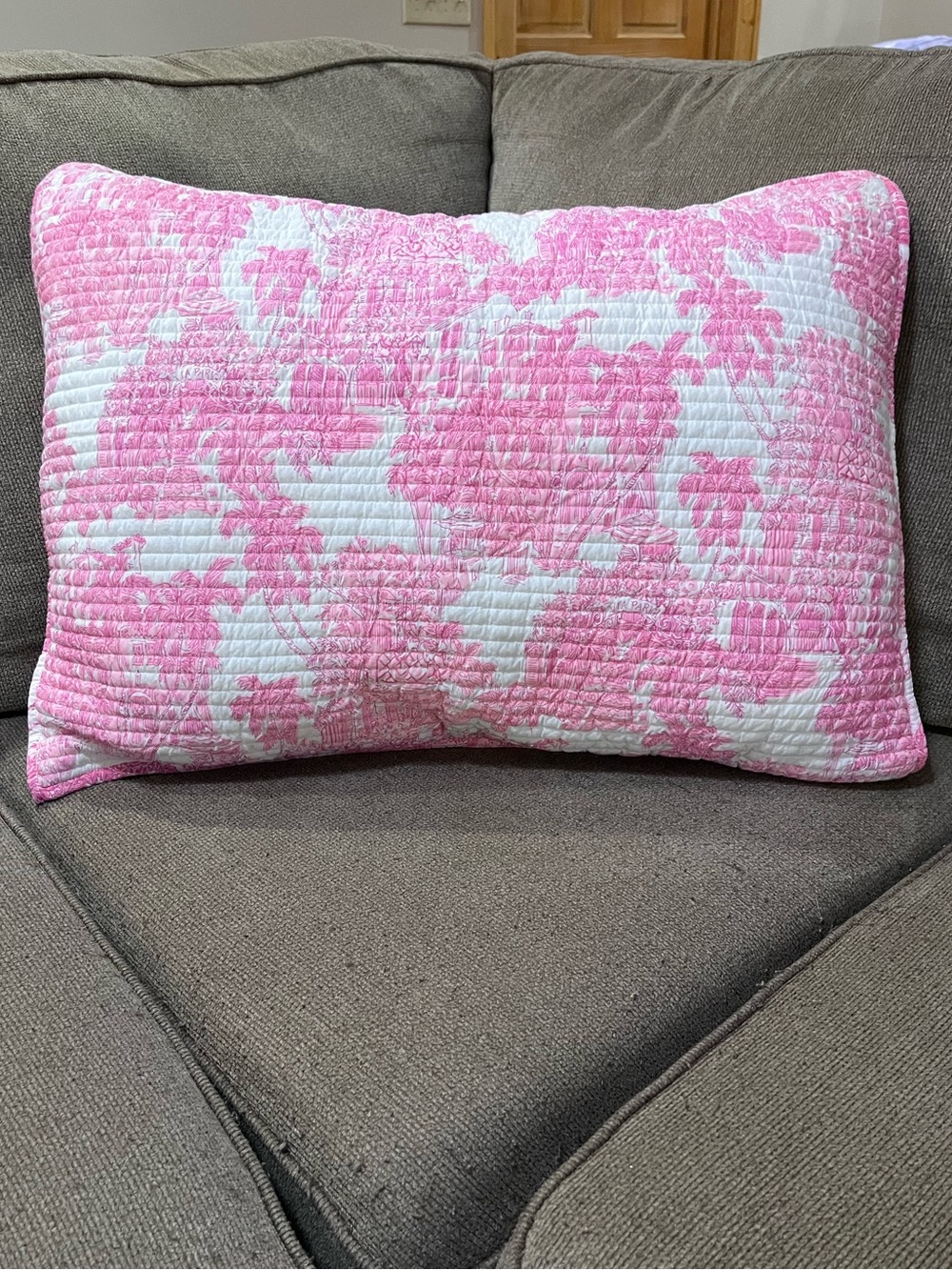 LILLY PULITZER for Pottery Barn Teen Toile Quilt Twin Sham